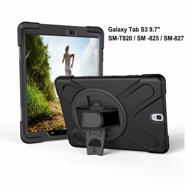 Pekskärmsplattafodral - Gerutek pekskärmsplattafodral - Tab S3-Black-GT1HS-P