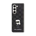 Miniatyrbild 2 av 6: Telefonfodral - Karl Lagerfeld - Galaxy Z Fold 5 - Saffiano - Monogram Ikonik Pin - Svart