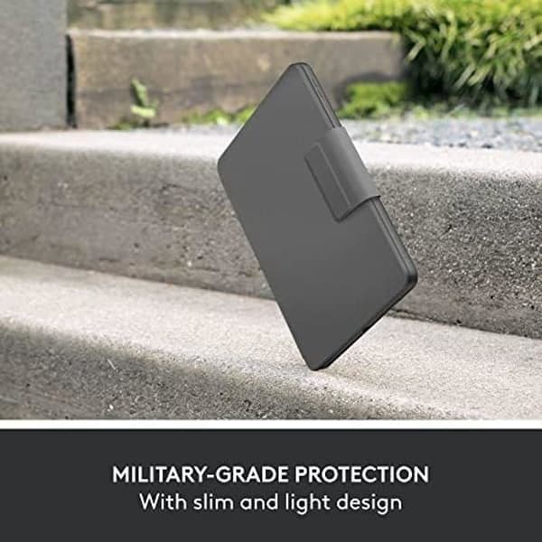 Logitech Rugged Folio Protective Keyboard Case för iPad (10:e generationen) - Svart - Anti-chock - Smart Connector