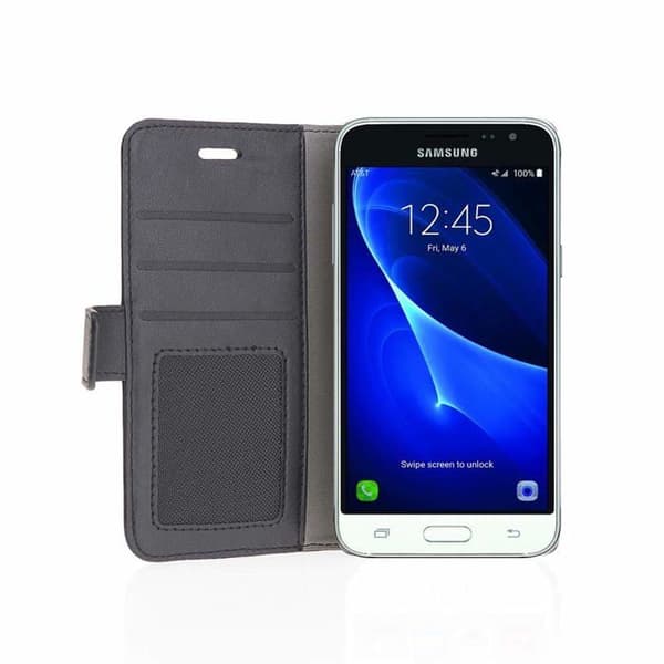 Aiino italienska idéer - AISGJ3CV-BCBK - Aiino Flip-fodral med häftesfickor för Samsung Galaxy J3 2016, Svart