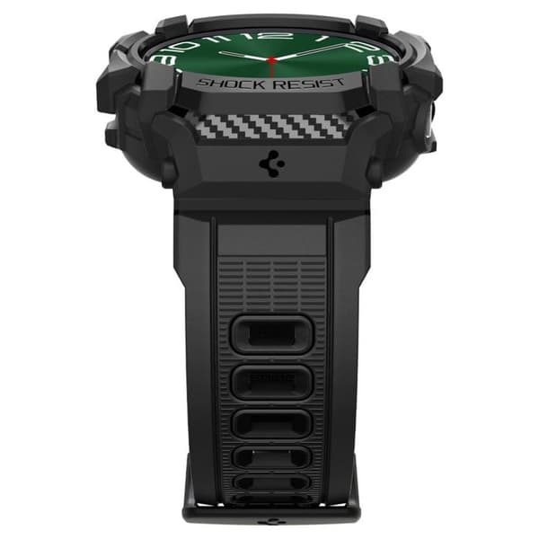 Skyddsfodral - SPIGEN - Samsung Galaxy Watch Ultra 47mm - Stel - Svart - Rugged Armor Pro