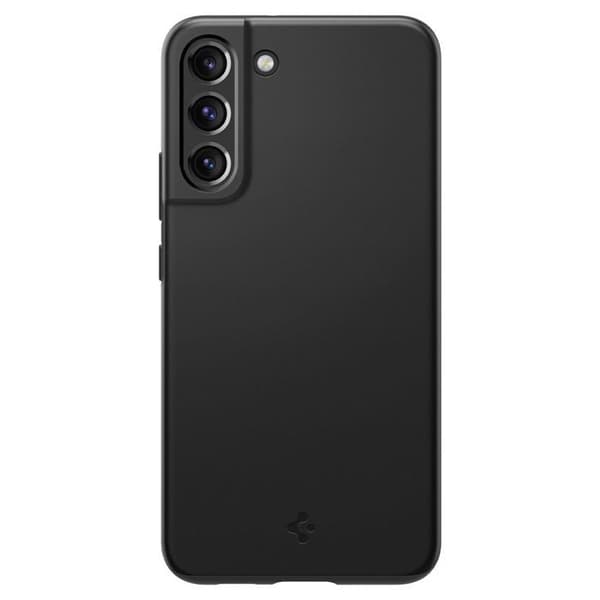 Fodral - SPIGEN - Thin Fit - Lättviktsskydd - Trådlös laddare kompatibel - Svart