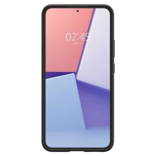 Fodral - SPIGEN - Thin Fit - Lättviktsskydd - Trådlös laddare kompatibel - Svart