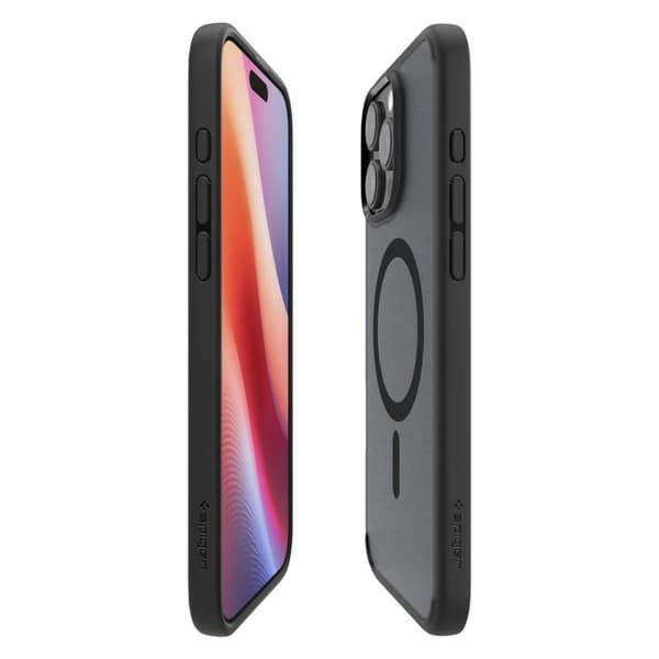 Skyddsfodral - Spigen - iPhone 16 Pro Max - Halvstyv - Frost Black - Elegant