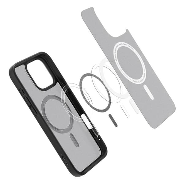 Skyddsfodral - Spigen - iPhone 16 Pro Max - Halvstyv - Frost Black - Elegant