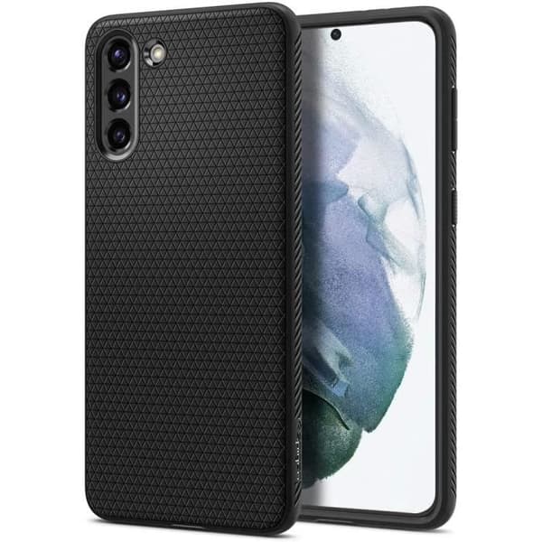 Fodral - Spigen - Liquid Air - Svart - TPU - Kompatibel Samsung Galaxy S21 Plus