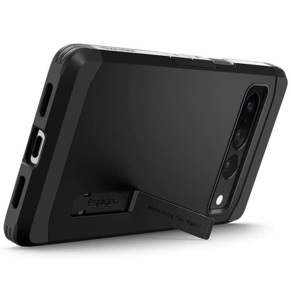 Coque - SPIGEN - Tough Armor - Google Pixel 7 Pro - Svart - Dubbel skydd - Semi-styv