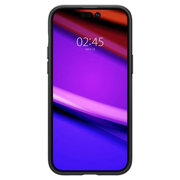 Bakstycke - SPIGEN - Armor - iPhone 14 Pro Max - Svart - Stötdämpning - Tunn design