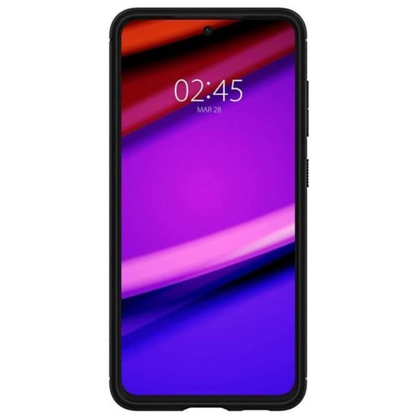 Fodral - SPIGEN - Robust rustning - Svart - Halkfri - Flexibel silikon
