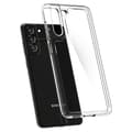 Miniatyrbild 6 av 6: Fodral till Samsung Galaxy S21 FE - Spigen - Ultra Hybrid - Genomskinlig - Silikon - Stel
