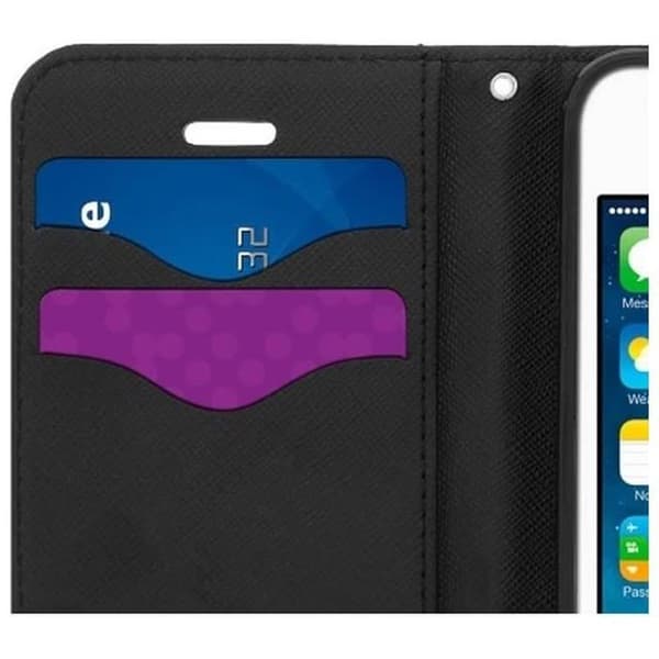 Omslag - fodral - strumpa Kabury fancy bok Fancy Book hölster FANCY Book hölster för SAMSUNG A15 5G svart