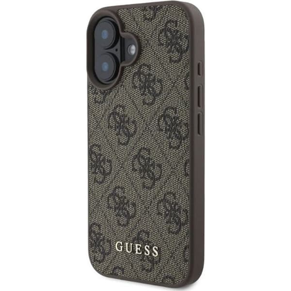 Skal till iPhone 16 Plus - Guess Hardcase 4G Classic (GUHCP16MG4GFBR) - Brun