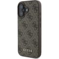 Miniatyrbild 3 av 5: Skal till iPhone 16 Plus - Guess Hardcase 4G Classic (GUHCP16MG4GFBR) - Brun