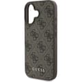 Miniatyrbild 4 av 5: Skal till iPhone 16 Plus - Guess Hardcase 4G Classic (GUHCP16MG4GFBR) - Brun