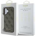 Miniatyrbild 5 av 5: Skal till iPhone 16 Plus - Guess Hardcase 4G Classic (GUHCP16MG4GFBR) - Brun