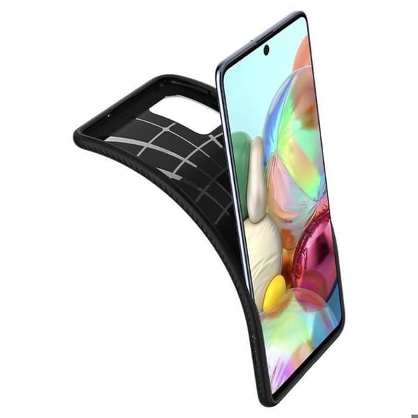 Coque - Spigen - Galaxy A51 - Geometriskt Mönster - Dubbel Skydd - Mjuk TPU