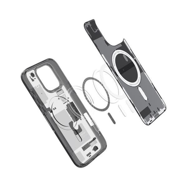 Skyddskal - Spigen - iPhone 16 Pro - Matt svart - Halvstyv - MagSafe