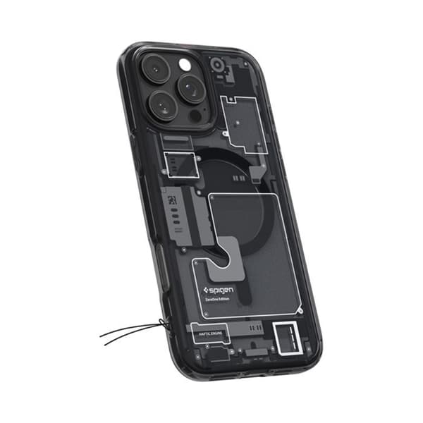 Skyddskal - Spigen - iPhone 16 Pro - Matt svart - Halvstyv - MagSafe