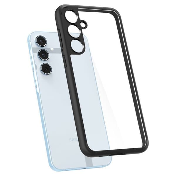 Skyddsfodral - SPIGEN - Ultra Hybrid - Samsung Galaxy A55 5G - Mattsvart - Ultimat skydd