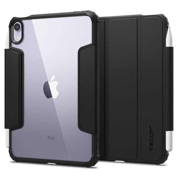 Spigen - ACS03765 - Ultra Hybrid Pro-fodral kompatibelt med iPad Mini 6 2021 8,3 tum 6:e generationen - Mattsvart