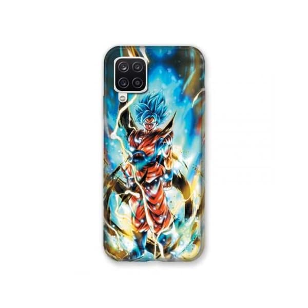 Coque Förstärkt För Samsung Galaxy A12 Manga Dragon Ball Sangoku Vit