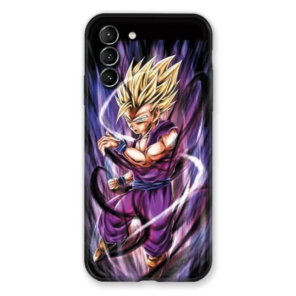 Telefonfodral - Samsung - Galaxy S21 Plus - Manga Dragon Ball Sangohan - Lila - Mjuk