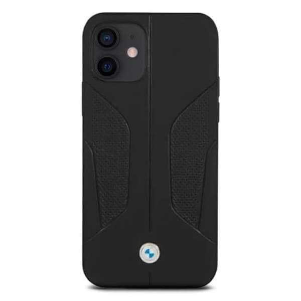 iPhone 12 & 12 Pro | BMW Fodral med perforerade sidor i äkta läder