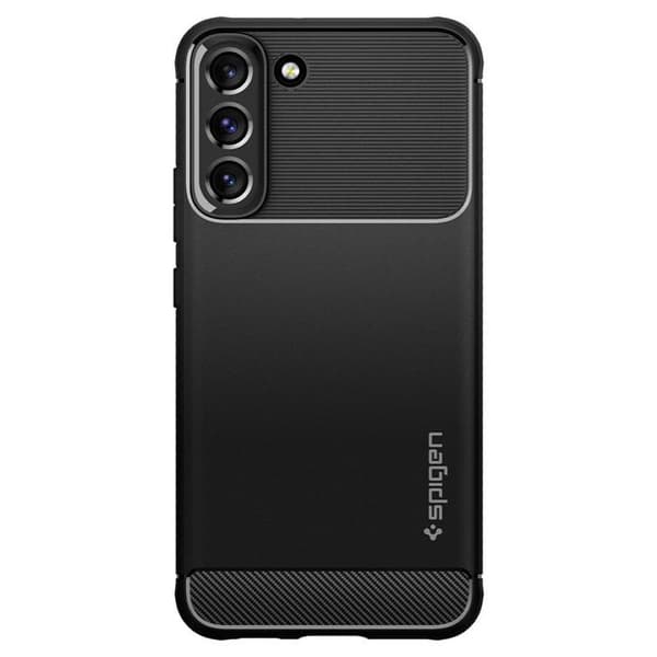 Fodral - SPIGEN - Robust rustning - Svart - Silikon - Tunt skydd
