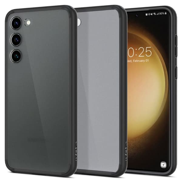 Spigen Ultra Hybrid-fodral för Samsung Galaxy S23 (Frost Black) - 8809896741132