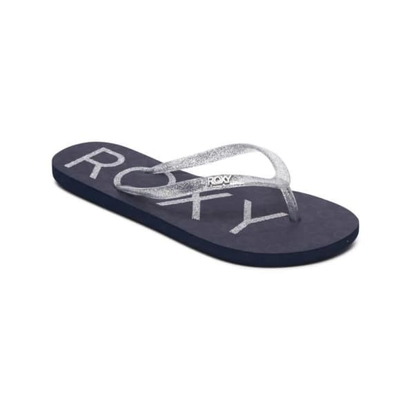 Tongs - Roxy - Viva Sparkle - Blå - Pärlor - Mjuk