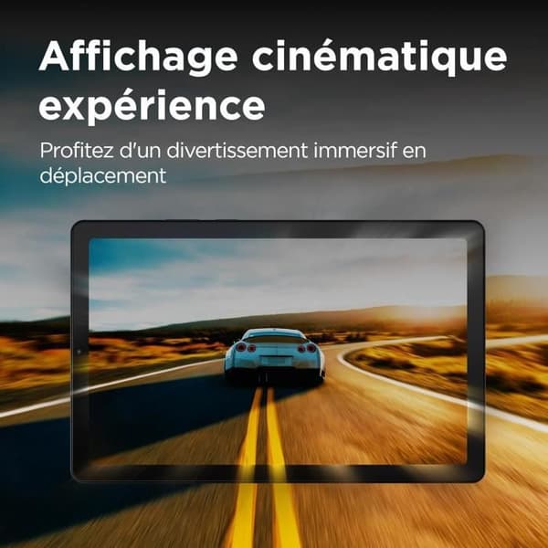 Lenovo Tab M9 9'' HD Pekskärm, MediaTek Helio G80, 8 Kärnor, 4 GB RAM, 64 GB eMMC, Android 12, WiFi + Bluetooth Transparent Fodral