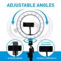Miniatyrbild 5 av 6: LED-ringljus - Grundig - 8711252249865 - Stativ - Selfie-belysning - Professionella resultat