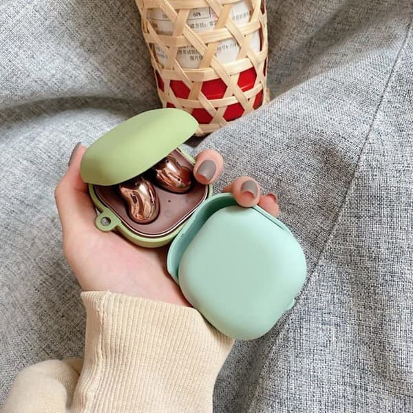 Housse - etui - chaussette Royalcover Coque en Silicone pour Samsung Galaxy Buds Live/Pro - Grå