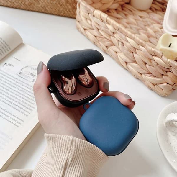 Housse - etui - chaussette Royalcover Coque en Silicone pour Samsung Galaxy Buds Live/Pro - Grå
