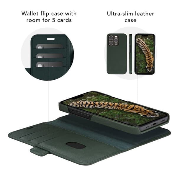 Hus - fodral - strumpa Dbramante - DB-NYXIEVGR5349 - New York - iPhone 11 Pro - Evergreen