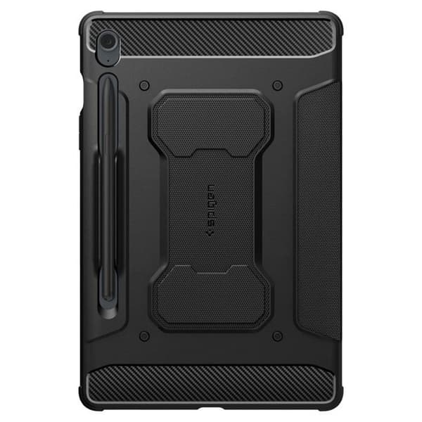 Skyddsfodral för Samsung Galaxy Tab S9 FE - Spigen Rugged Armor Pro - Svart