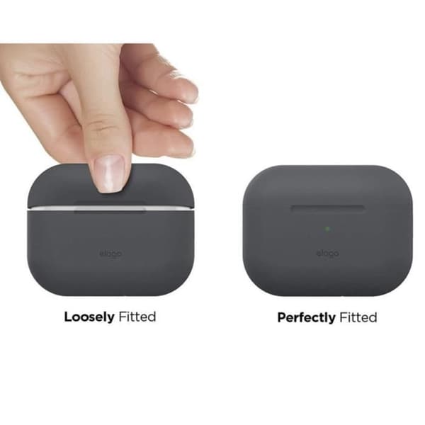 Grått silikonetui Elago för AirPods Pro 2