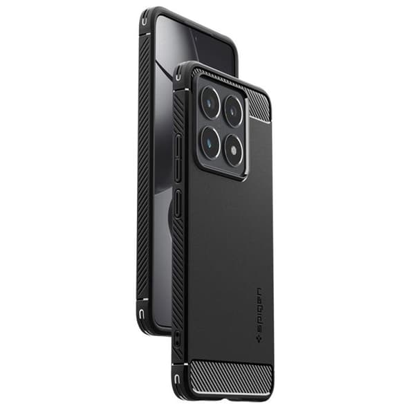 Coque för Xiaomi 14T - Spigen Rugged Armor - Svart