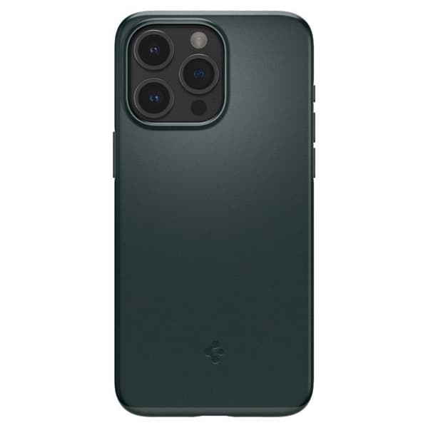 Coque för iPhone 15 Pro Max - Spigen Thin Fit - Abyssgrön