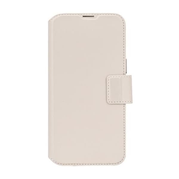 MagSafe-kompatibelt iPhone 16 Pro-fodral med korthållare i beige läder
