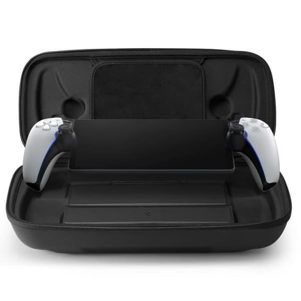 Skyddsskal - SPIGEN - Sony Playstation Portal - Rugged Armor Pro - Svart - Syntetisk