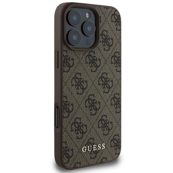 Guess 4G Classic - Skal för iPhone 16 Pro Max (brun)