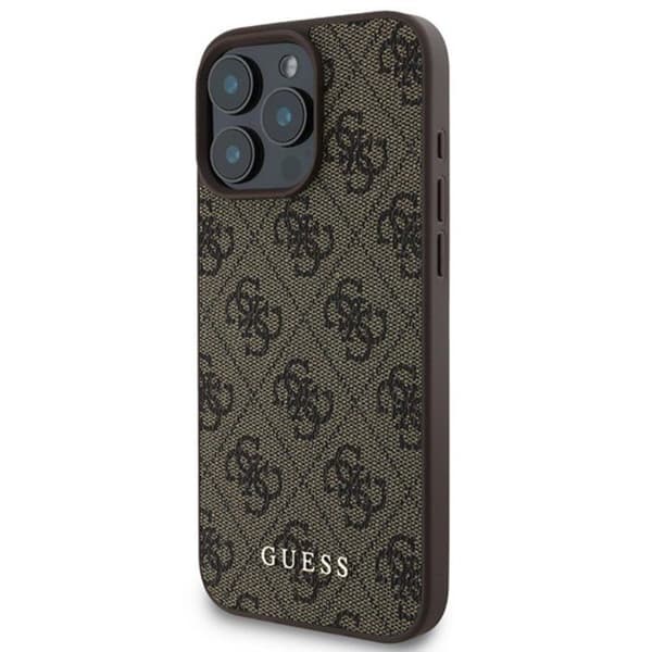 Guess 4G Classic - Skal för iPhone 16 Pro Max (brun)