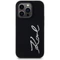 Miniatyrbild 3 av 6: Coque för iPhone 14 Pro - Karl Lagerfeld Silikon (KLHCP14LSCMSMVVK) - Karl Script