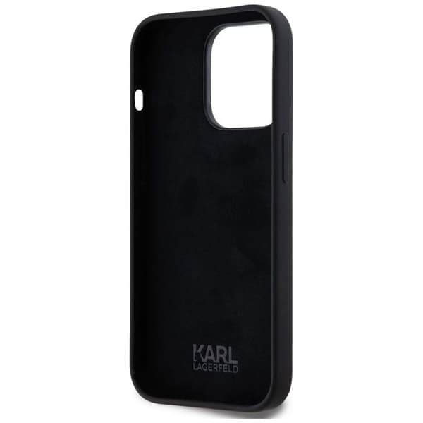 Coque för iPhone 14 Pro - Karl Lagerfeld Silikon (KLHCP14LSCMSMVVK) - Karl Script
