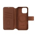 Miniatyrbild 2 av 4: iPhone 16 Pro Max-fodral - Decoded - MagSafe-fodral - Full grain läder - Kortfack - Brun