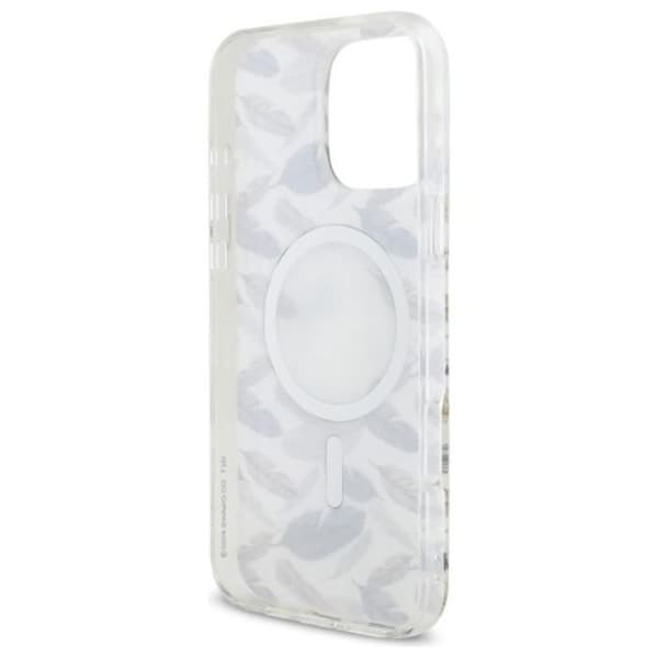 Hello Kitty IML Golden Leaves Case med MagSafe för iPhone 16 Pro Max 6.9" Vit - HKHMP16XHGLEH