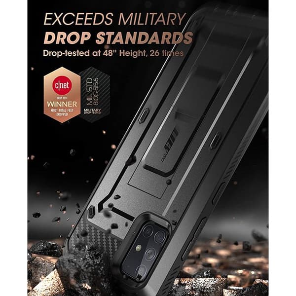 Supcase - Licorne Beetle Pro - Samsung Galaxy A71 4G - Svart