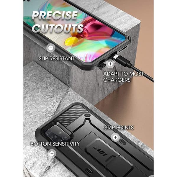 Supcase - Licorne Beetle Pro - Samsung Galaxy A71 4G - Svart