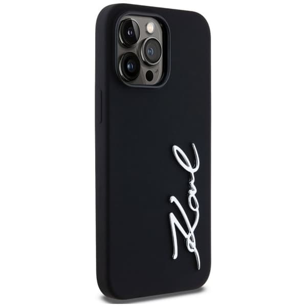 Coque för iPhone 14 Pro Max - Karl Lagerfeld Silikon (KLHCP14XSCSCMSMVVK) - Karl Script